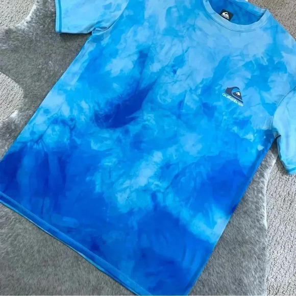 Quiksilver Tie Dye Surf Tee Rashguard - Picture 4 of 10